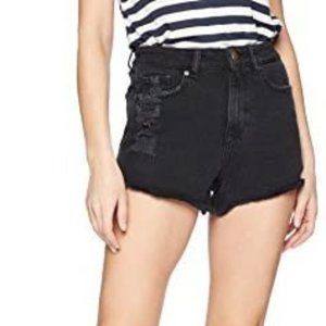 DL1961 Women's Cleo High Rise cutoff Short, black, 26